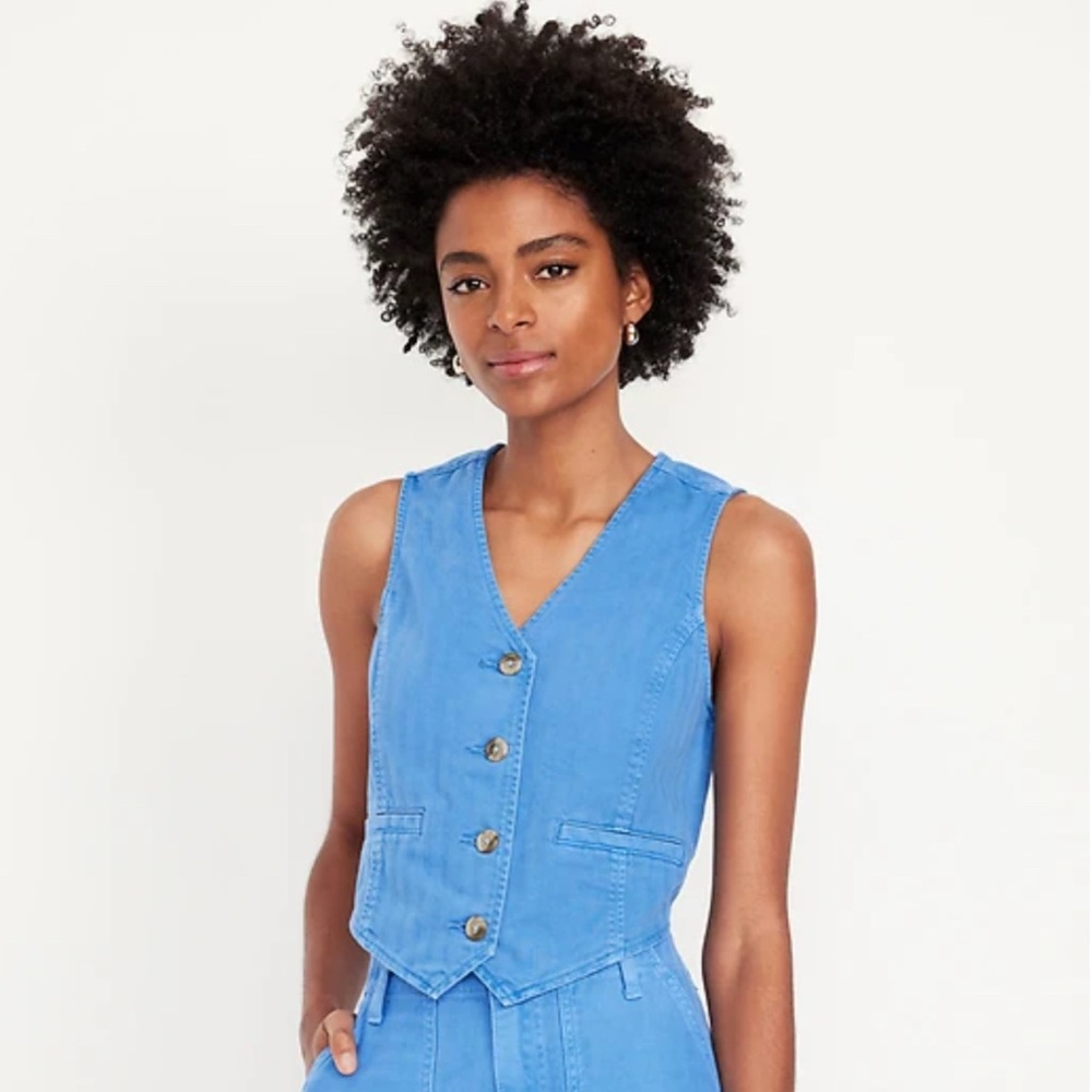 Old Navy Vibrant Blue Sleeveless Vest